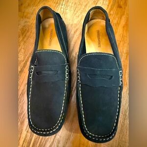 Tucker + Tate White and Blue Slip-On Driving Moccasin Loafers